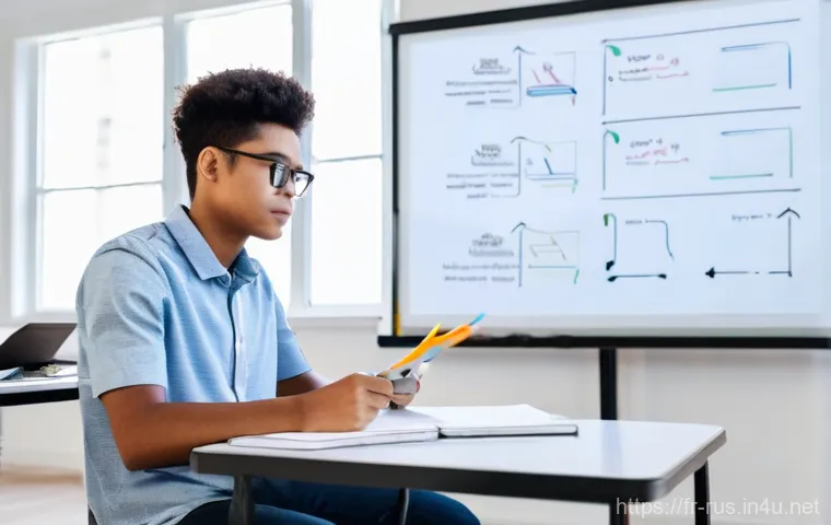 러시아어 문법 쉽게 배우기 - **Prompt:** A young adult, male or female, in their mid-twenties, sits comfortably at a warm wooden ...