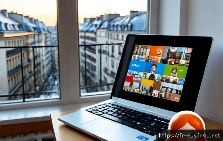 러시아어와 러시아 인터넷 문화 - Photorealistic editorial scene of a French university student in a bright Paris apartment exploring ...
